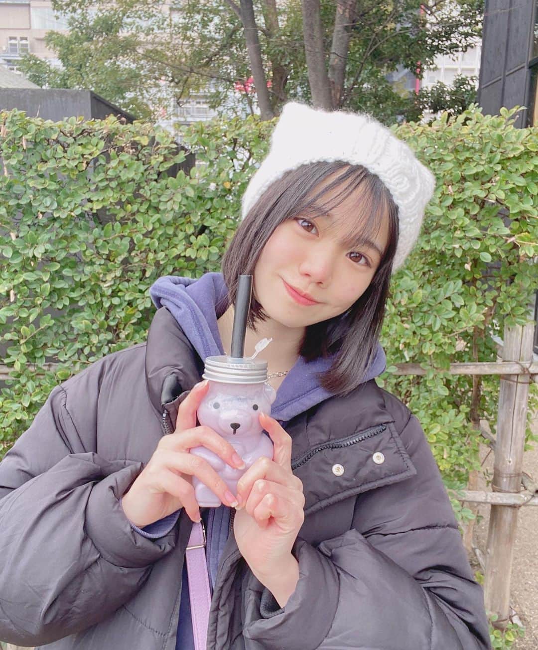 竹内ななみさんのインスタグラム写真 - (竹内ななみInstagram)「♡  焼き芋パラダイス行ったときの🍠  お芋でお腹がいっぱいになって幸せでした＾＾  ・ ・ ・ ・ ・ ・ ・  #焼き芋 #芋 #芋スイーツ #ボブ #黒髪ボブ #アイドル #idol #japaneseidol」3月18日 20時15分 - nanami.1002