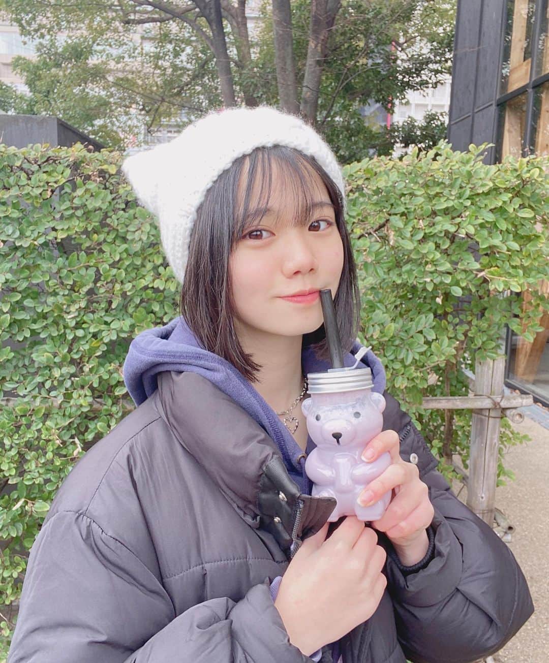 竹内ななみさんのインスタグラム写真 - (竹内ななみInstagram)「♡  焼き芋パラダイス行ったときの🍠  お芋でお腹がいっぱいになって幸せでした＾＾  ・ ・ ・ ・ ・ ・ ・  #焼き芋 #芋 #芋スイーツ #ボブ #黒髪ボブ #アイドル #idol #japaneseidol」3月18日 20時15分 - nanami.1002