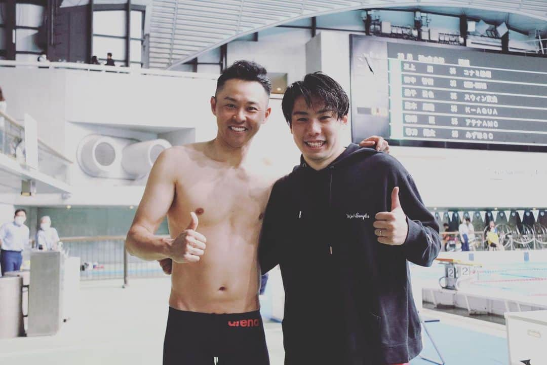 山口観弘さんのインスタグラム写真 - (山口観弘Instagram)「今年度で閉館する辰巳でレースをしてきました！ 引退してから約二年。 いろんな水泳の形を見ることができました。  憧れの康介さんと隣で泳げなかったけどまた同じ大会に出れてとても嬉しかったです。次は2ブレでます。  いろんな歴史がある辰巳ですが、 これからの選手の活躍をアクアティクスセンターで引き続き応援したいと思います。  まずは4月の日本選手権！！ 全力でサポートします👌  写真くださいー🙏  #東京辰巳国際水泳場 #山口観弘 #水泳 #競泳」3月18日 21時09分 - akihiro_yamaguchi0911