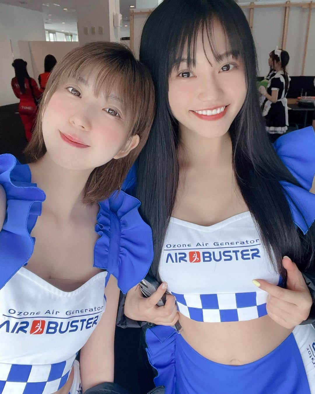 高槻実穂のインスタグラム：「#鈴鹿サーキット にお越しの皆様有難う御座いました🏁✨  #エアバスタークイーンズ としてこれから1年間皆様よろしくね🥰❣️  明日も #41号車 そしてチームの応援よろしくお願い致します❤︎📣  衣装がとってもかわちいで嬉しいな❤︎  明日もお待ちしております♪  #TRACYSPORTSwithDELTA  #スーパー耐久  #三友商事  #デルタモータースポーツ  #AIRBUSTER  #レースクイーン」