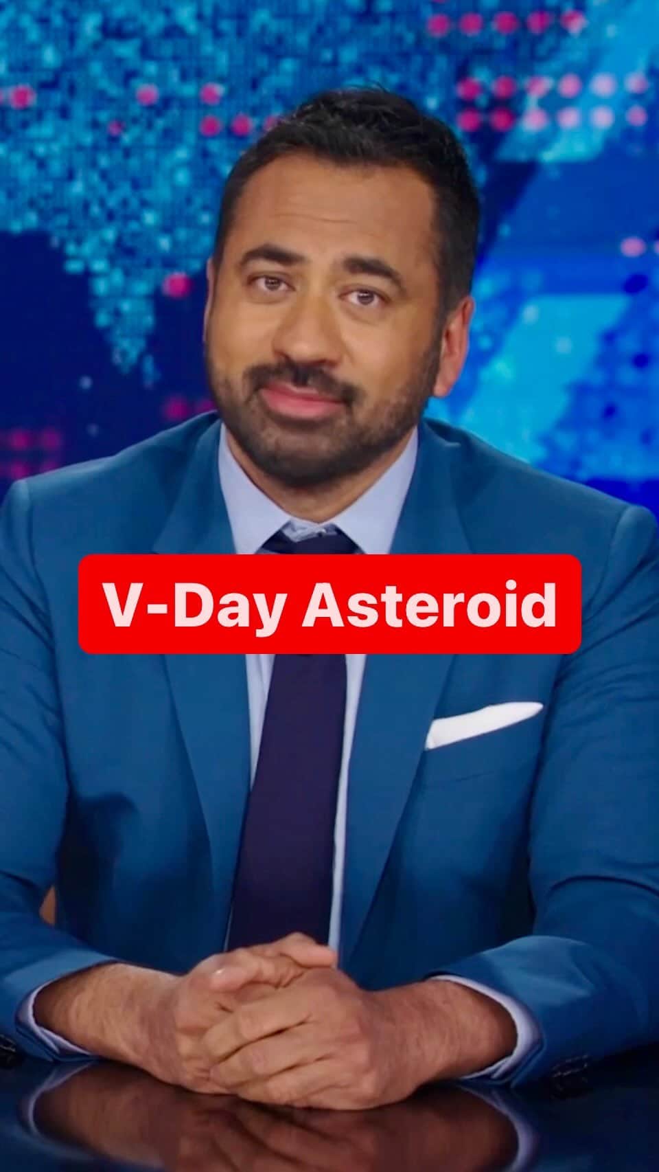 のインスタグラム：「An asteroid might hit earth on Valentine’s Day 2046. Kind of a romantic way to go out?」