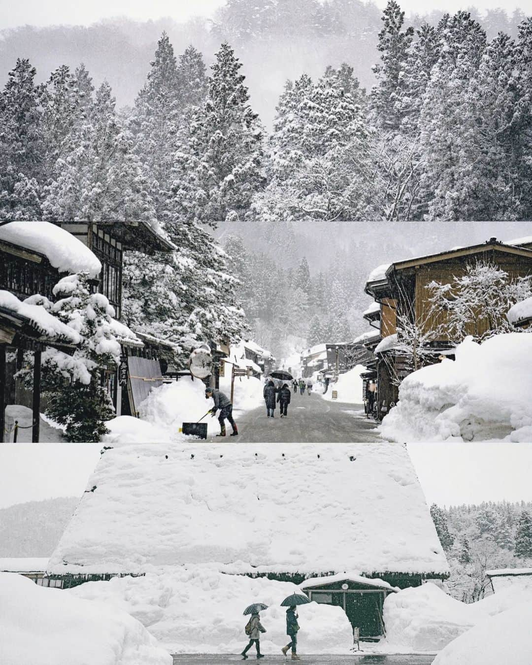 Berlin Tokyoさんのインスタグラム写真 - (Berlin TokyoInstagram)「We passed through many tunnels and visited a Japanese traditional style village with 300-year-old houses surrounded by snow-covered mountains. . . . # teamnakayoshi . #hellofrom shirakawago, gifu #japan」3月18日 22時29分 - tokio_kid