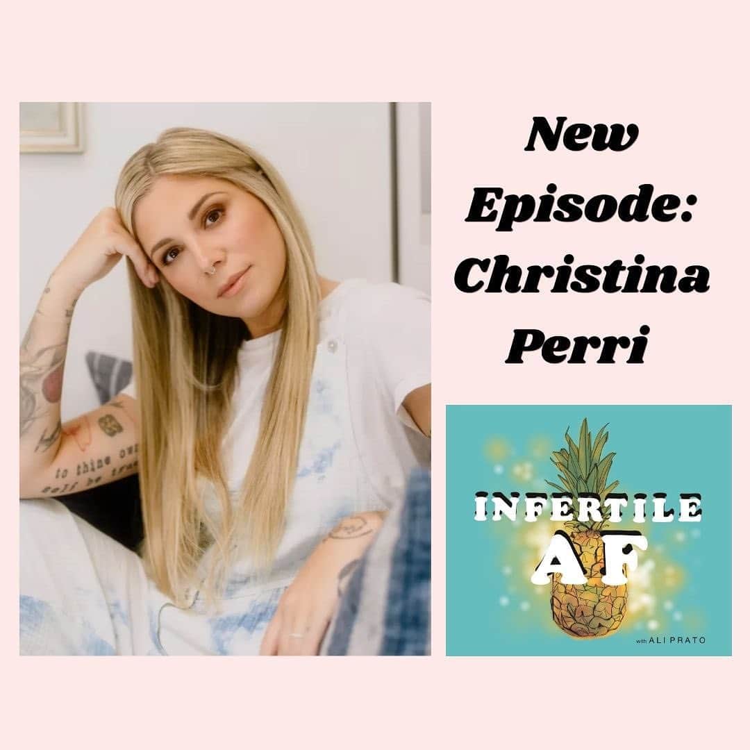 クリスティーナ・ペリーのインスタグラム：「had a beautiful honest raw & real conversation about fertility, family building, loss and life with the wonderful @aliprato on her podcast @infertileafstories ! link in my bio 💕💕💕💕💕💕💕💕💕」