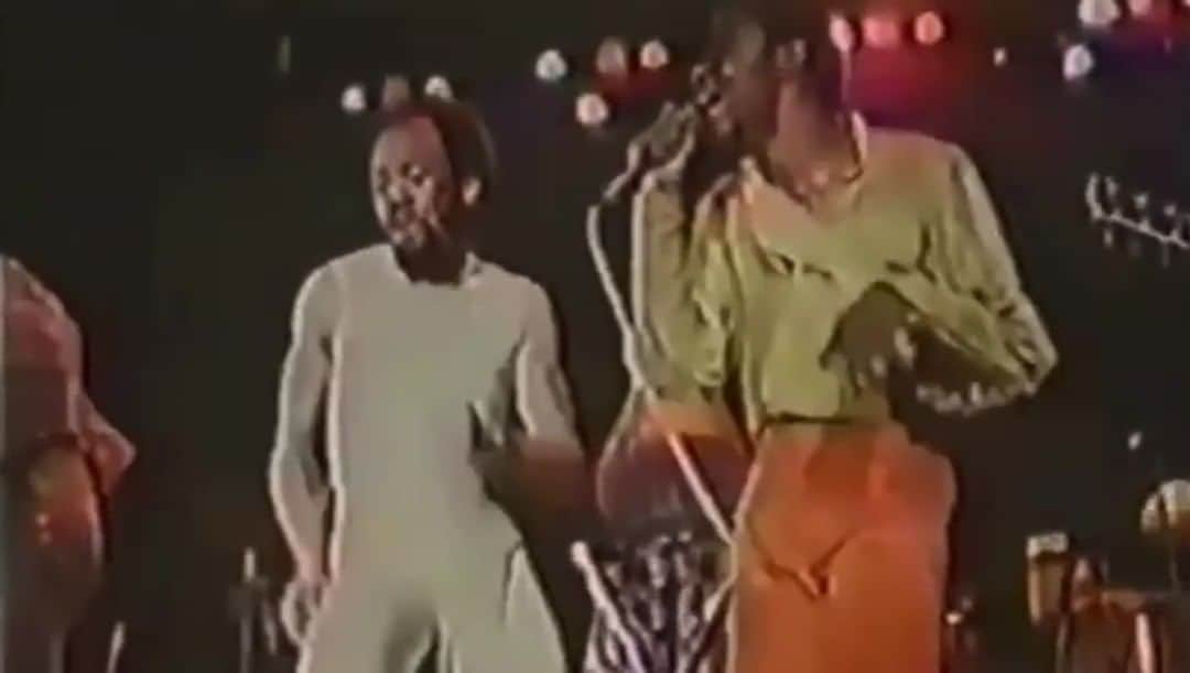 のインスタグラム：「#TB Living a space adventure to the beat of ‘Getaway’ in 1978 🔼」