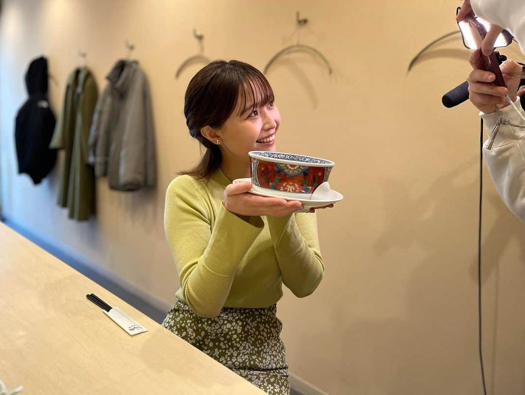 のインスタグラム：「ロケの裏側 明日のうま撮もお楽しみにー！ では、おやすみなさい！  #めざましテレビ」