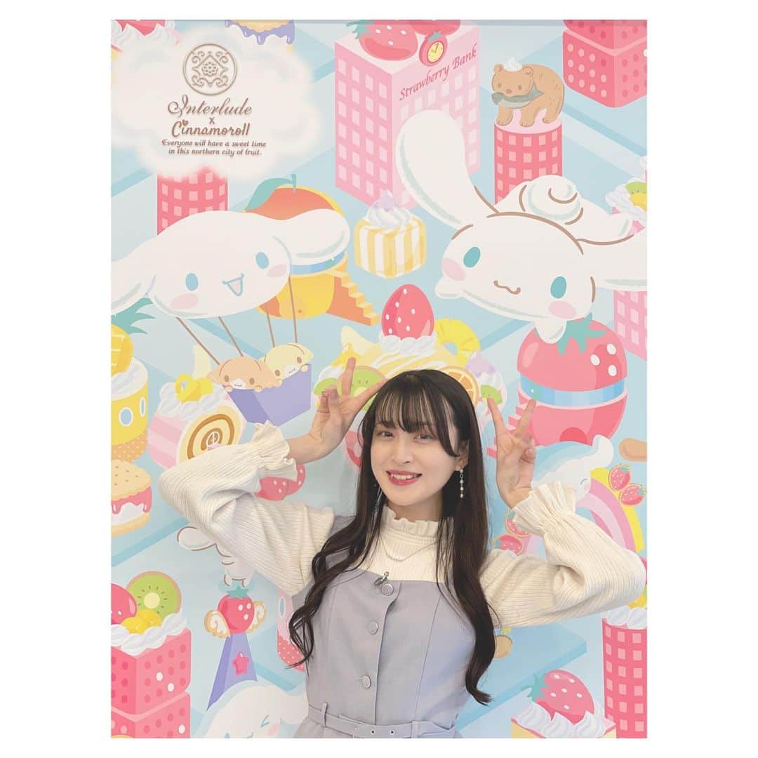 彩永あいりのインスタグラム：「. シナモロールカフェ☁️💙 4/9まで！北海道民はぜひこの機会に😋  開催期間 2023年2月17日(金)〜4月9日(日) [カフェ営業時間]10:00-21:00  北海道札幌市北区新川3条18丁目1-1 コーチャンフォー新川通り店 レストラン&カフェインターリュード」