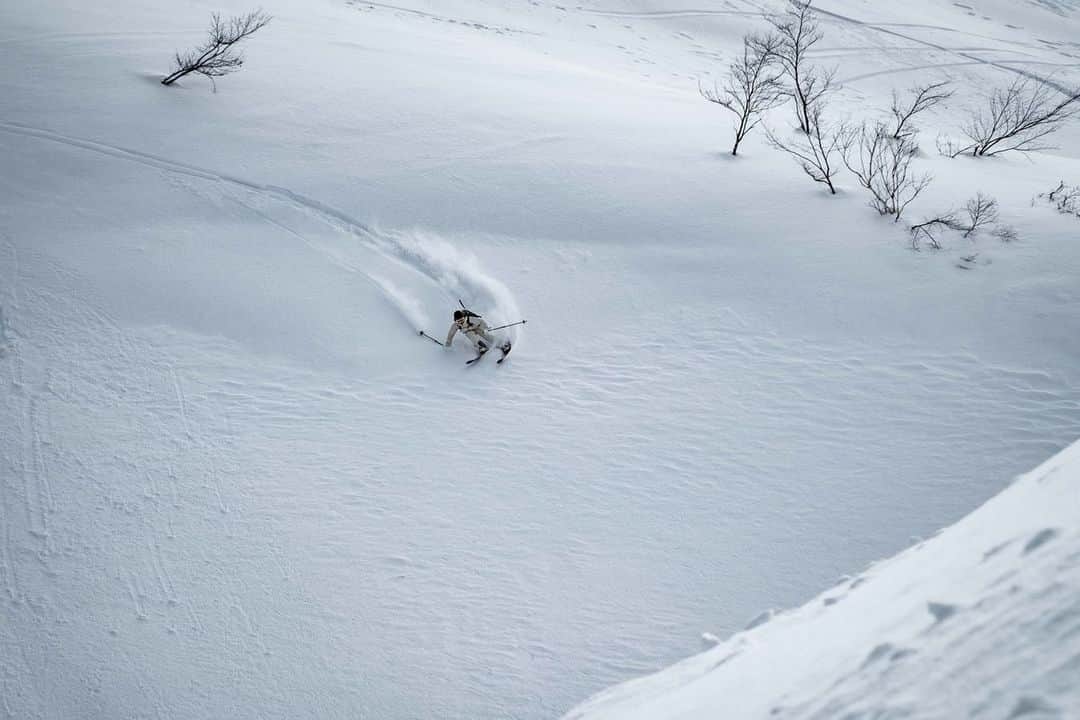 岩本憧子のインスタグラム：「. ⛷❄️🗻 . . 📷: @forestlogd  . . #vectorglide  #swanygloves_jp  #contour #whitetime_tokyo  #whitetime_asahikawa  #houdini  #houdinisportswear #poc #fullmarkshakuba #ski #skier  #スキー　#スキーヤー」