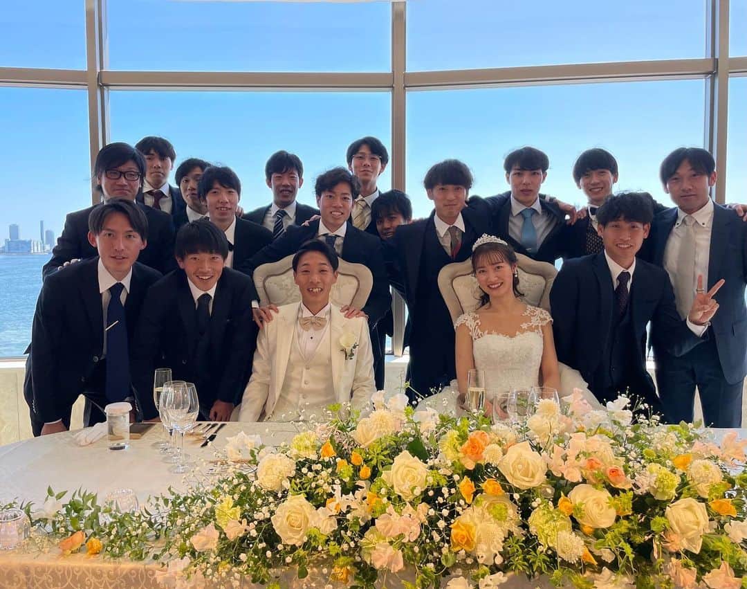 伊藤達彦のインスタグラム：「土方結婚おめでとう！㊗️ かっこよかった！！！ また家遊びいくね✌️」