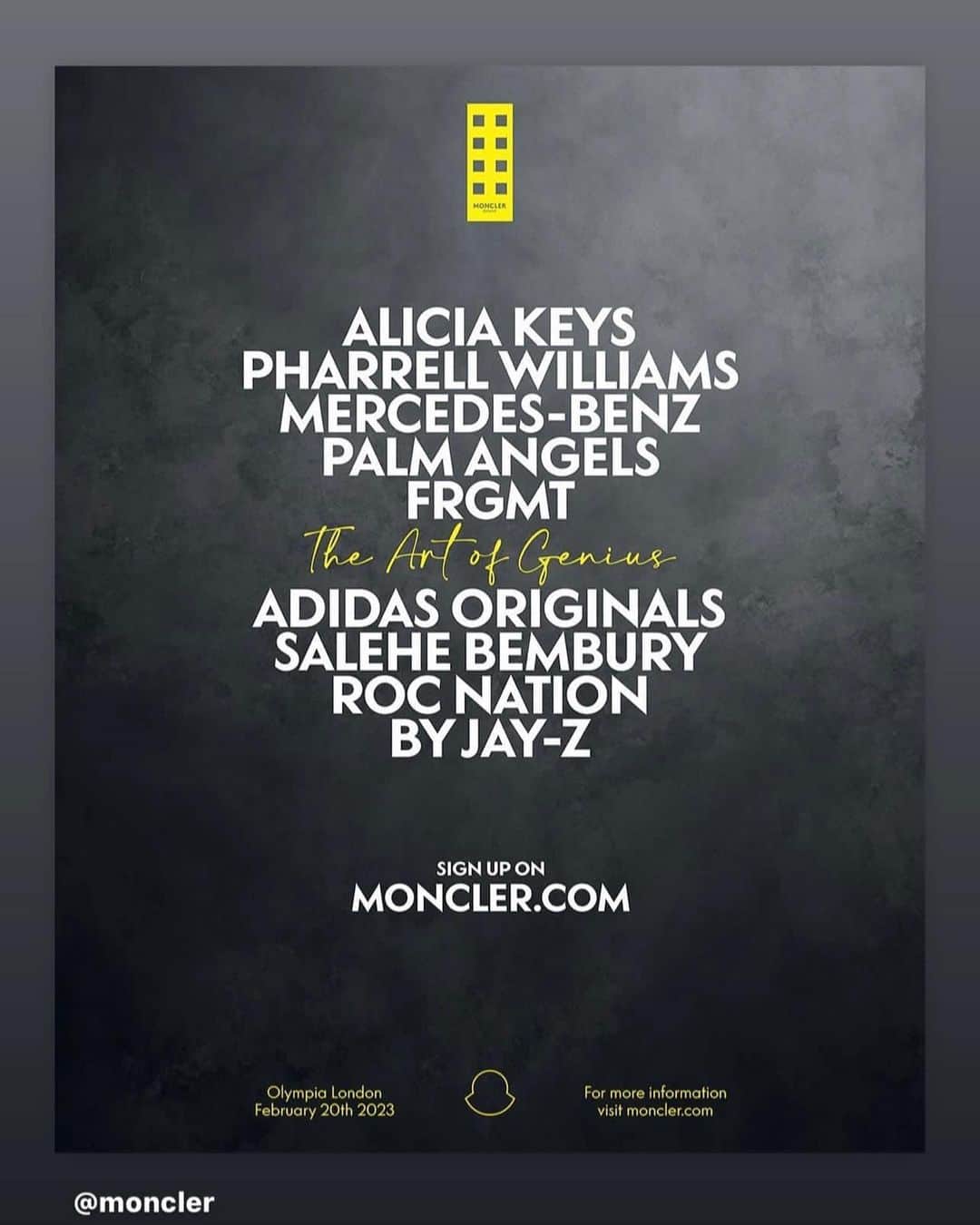 アディクションさんのインスタグラム写真 - (アディクションInstagram)「The Art of Genius   Moncler x Alicia Keys   Incredible installation, inspiring, Powerful.  @moncler x @aliciakeys」2月24日 2時26分 - studio_ayako