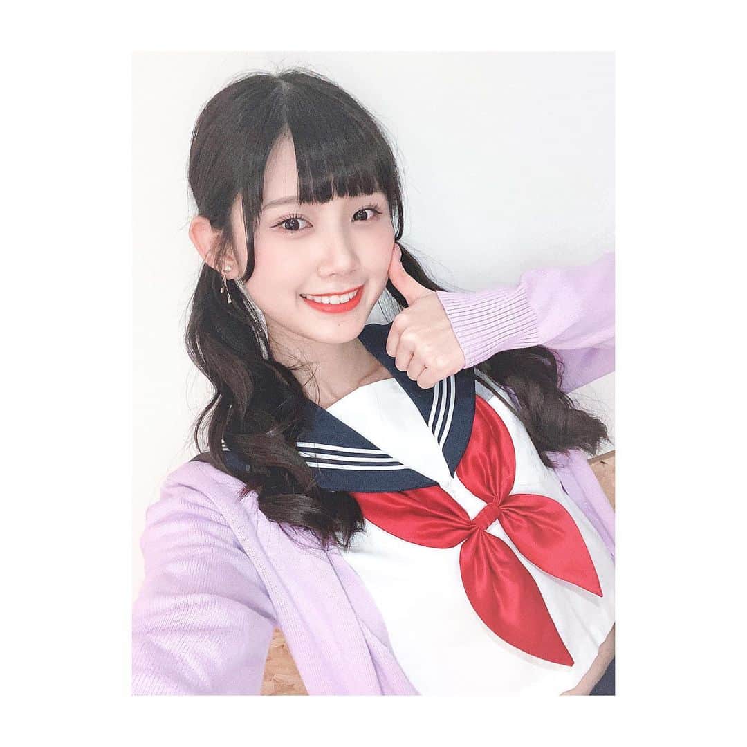 のインスタグラム：「. #Tictactoe #Fanmeeting 終於把2/18～19的照片清空啦 這個是最後一篇✌🏻✌🏻✌🏻 君のc/w穿的是水手服跟針織衫💜 - 2/18-19の写真やっとこれで最後！ こちらもファンミーティングの衣装でしたー 君のc/wはセーラー服 紫のポジションです！ - #AKB48 #AKB48TeamTP #TeamTP  #UnitTicTacToe #🔫 #れいち #林于馨 #粉絲見面會 #見面會 #圈圈叉叉  #ZeppNewTaipei #宏匯廣場」