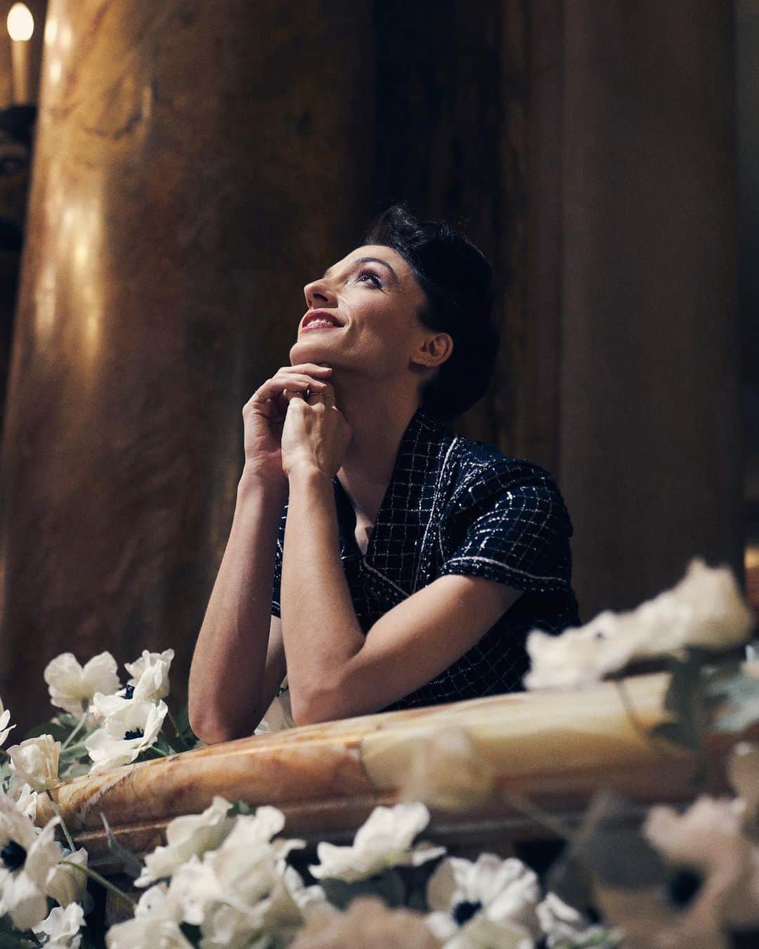 ドロテ・ジルベールのインスタグラム：「Par @jamesbort Soirée de Gala en hommage à Patrick Dupond. Tenue @chanelofficial  . #patrickdupond #chanel #balletoperadeparis #jamesbort」