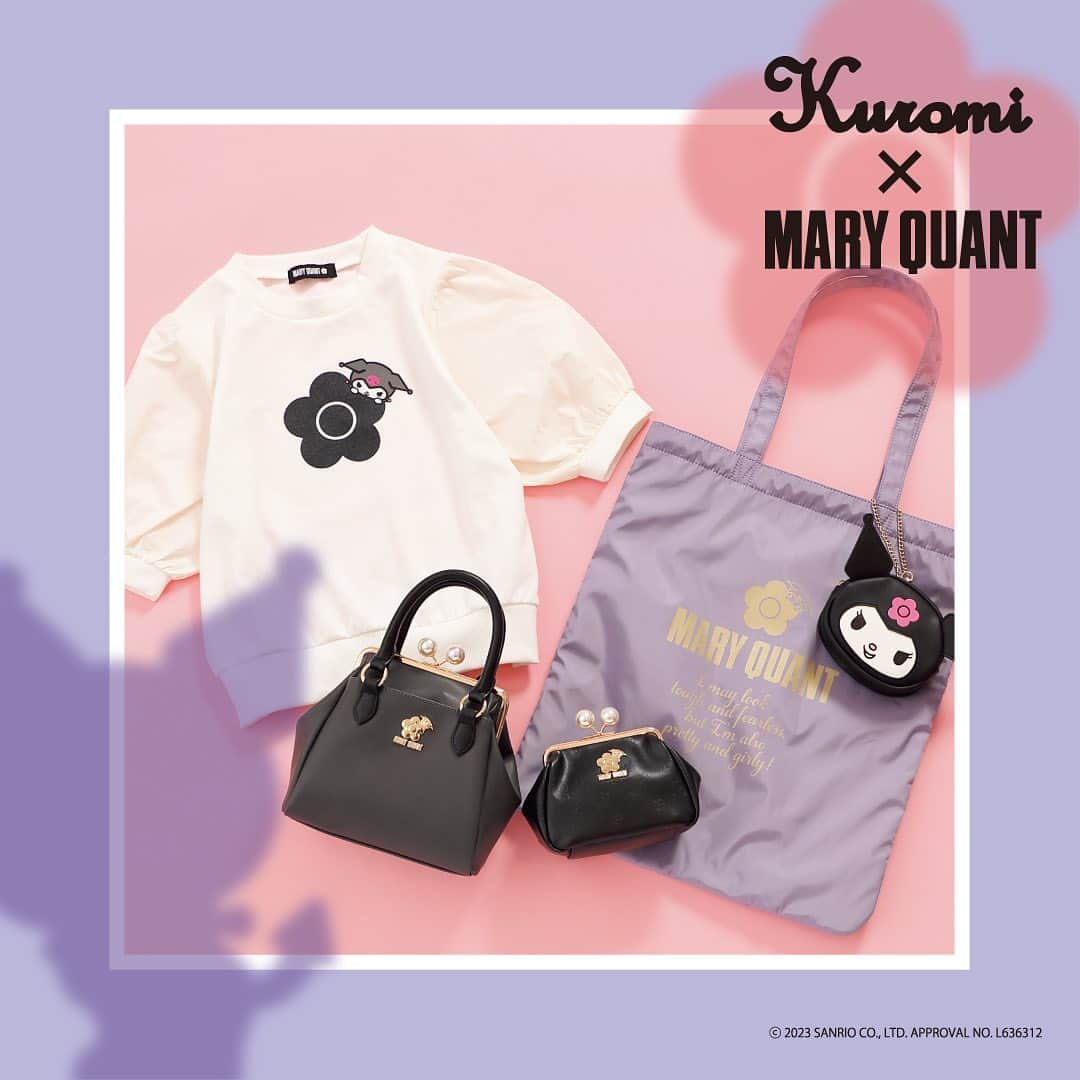 MARY QUANT officialのインスタグラム：「- 3.3(Fri) NEW ARRIVAL！ クロミ×マリークヮント コラボアイテム が登場！ クロミとマリークヮントのコラボアイテムを 身につけてなりたい自分になっちゃおう - 「#世界クロミ化計画」を進行中の クロミと「自由に 自分らしく」がコンセプトの マリークヮントとのコラボが実現！ - 全23アイテムをラインナップ - ◾️マリークヮントでの取り扱い 発売日：2023年3月3日(金) 全国のマリークヮント店舗、オンラインショップ ◾️サンリオでの取り扱い 発売日：2023年3月8日（水） サンリオオンラインショップ 発売日： 2023年3月11日（土） 一部サンリオショップ - #MARYQUANT #2023SPRING #NEWITEMS #FASHION #KUROMI #KUROMIxMARYQUANT #SANRIO - #マリークヮント #クロミxマリークヮント #クロミxマリークヮントコラボ #クロミ #コラボ商品 #コラボアイテム #自由に自分らしく」