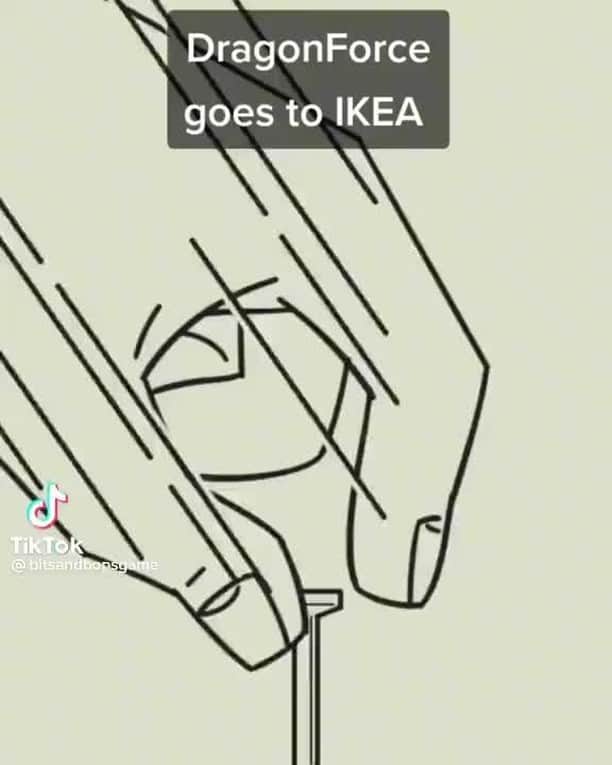 DragonForceのインスタグラム：「DragonForce goes to IKEA   TikTok: Bitsandbopsgame」