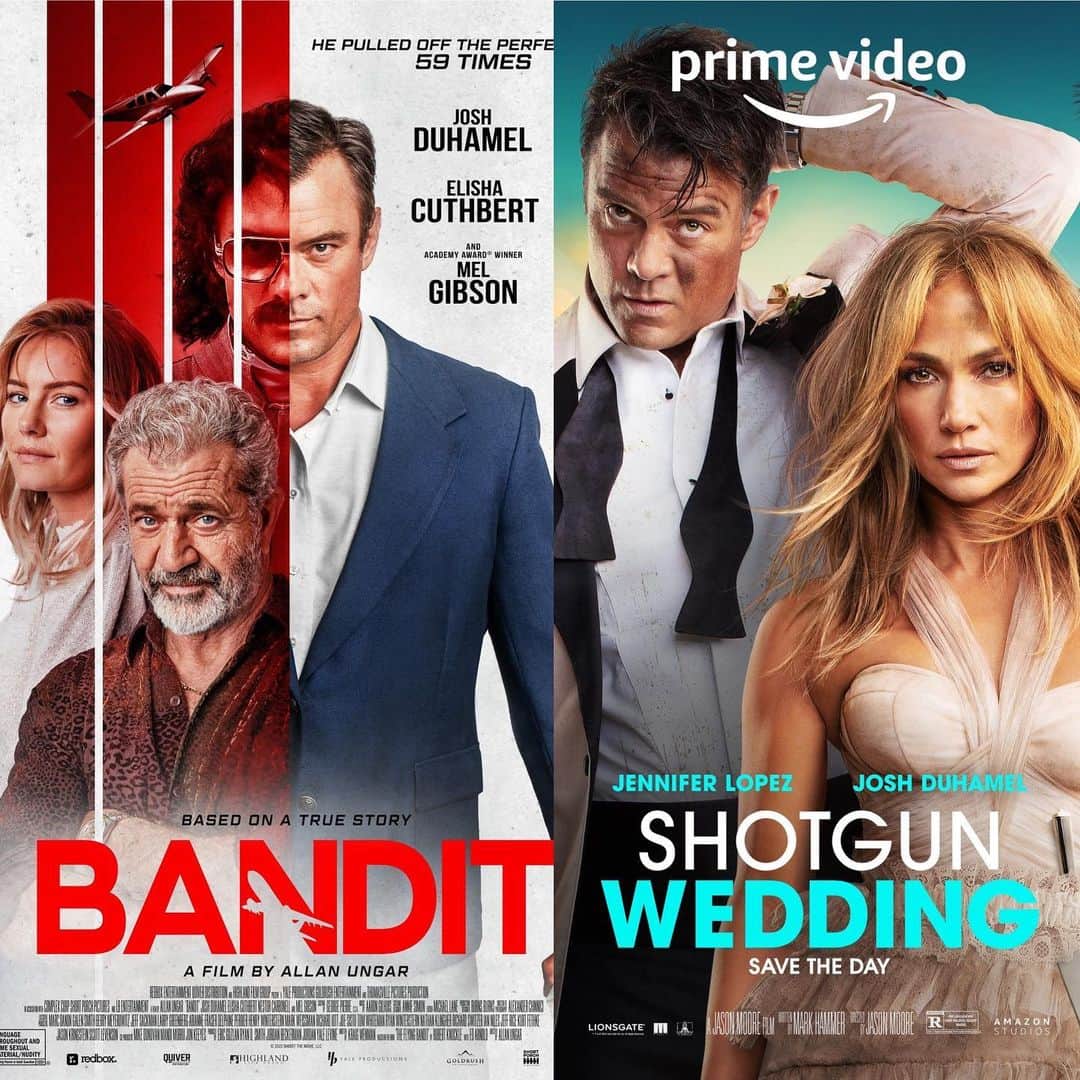 ジョシュ・デュアメルのインスタグラム：「Thank you Norway, Finland, Denmark, Sweden and Iceland for making Bandit #1 and Shotgun Wedding #2. This is so cool. I love these 2 movies so much so thank you for showing them love too :)」