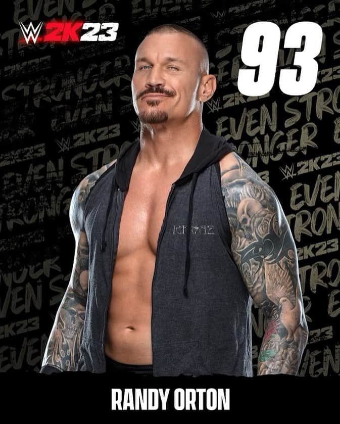 ランディ・オートンのインスタグラム：「🐍 #wwe2k23」