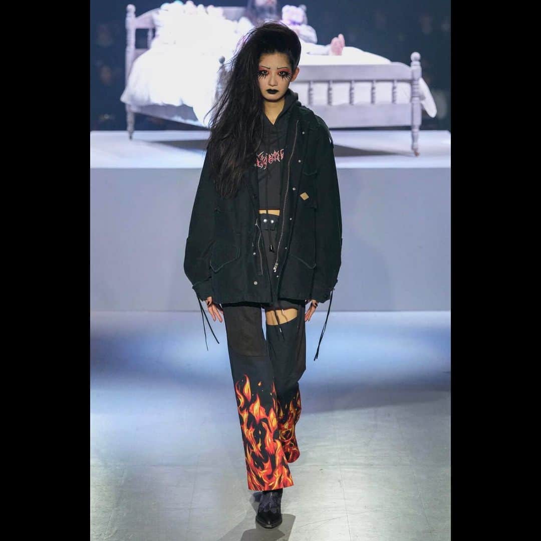 吉村花音のインスタグラム：「. el conductorH 23-24 FW collection "Nightmare"  @el_conductorh  #elconductorh」