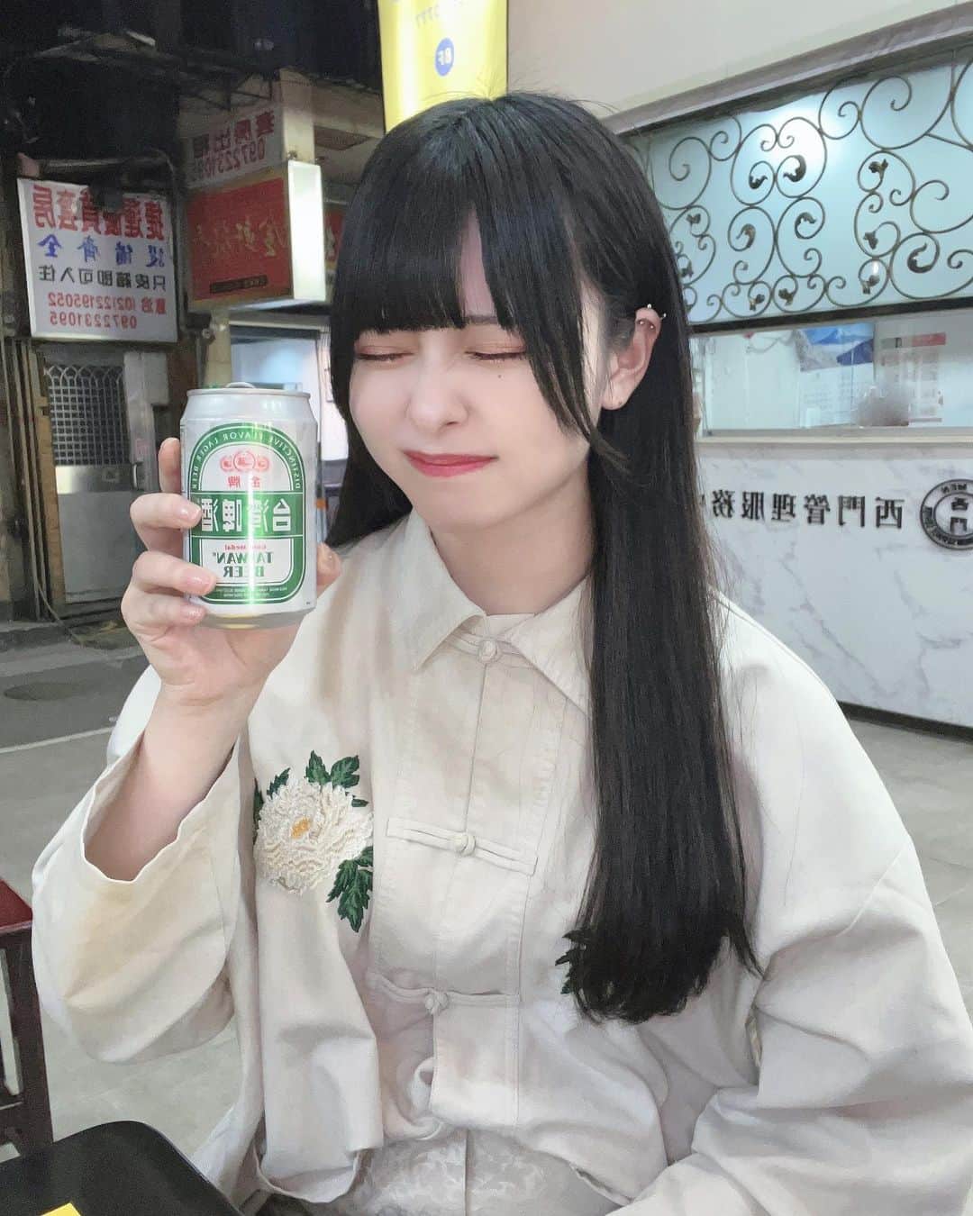 羽島めいさんのインスタグラム写真 - (羽島めいInstagram)「台湾麦酒🍻」2月24日 23時43分 - mei__kmyd