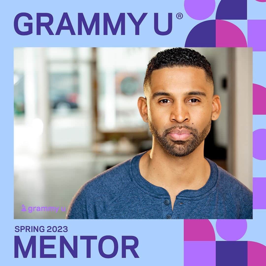 ネルソン・ベアトのインスタグラム：「Excited to be a part of the @GRAMMYU Mentorship program ! So many people have contributed to my career and wins and I try and make a conscious effort to pay it forward. Hopefully I can do more of this in 2023 and years to come! Thank you @recordingacademy for having me! #grammyu #recordingacademy #mentorship」