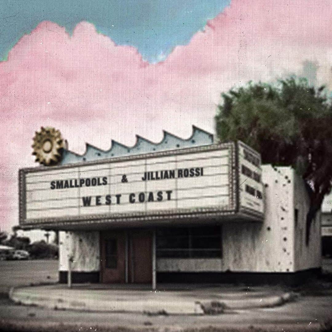 スモールプールズのインスタグラム：「‘West Coast (I’m In Love)’ with one of our absolute favorite artists @jillianxrossi is out today! 🥹 Originally by Lana Del Rey ☀️ Swipe for some behind the scenes action & listen in bio :)  Recorded by Smallpools & Jillian Rossi  Produced by @michaelkamerman  Mixed by @chrisganoudis  Mastered by @joelambertmastering  Art by @amber_robb」