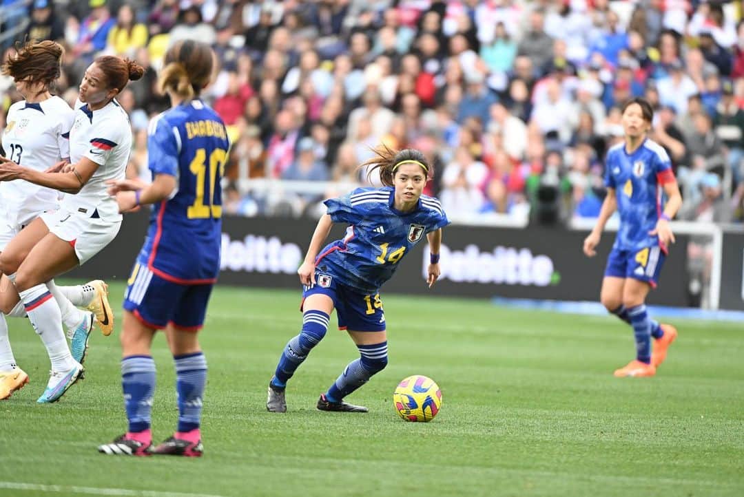 のインスタグラム：「🇺🇸  She believes cup   次はみなさんにいい試合、勝つ試合を見せられるように📺 内容にも結果にもこだわります！  応援ありがとうございました🇯🇵✨  ©︎JFA  #なでしこジャパン」