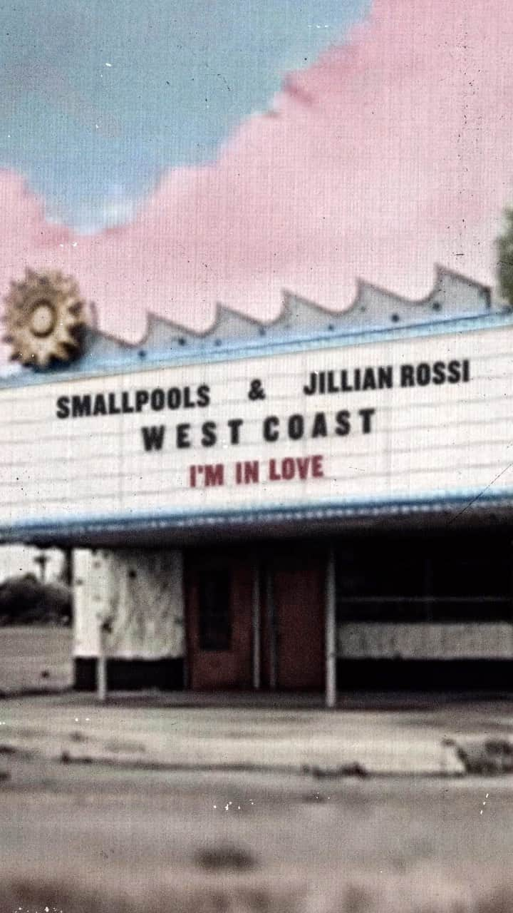 スモールプールズのインスタグラム：「‘West Coast (I’m In Love)’ with one of our absolute favorite artists @jillianxrossi is out today! 🥹 Originally by Lana Del Rey ☀️ Swipe for some behind the scenes action & listen in bio :)  Recorded by Smallpools & Jillian Rossi  Produced by @michaelkamerman  Mixed by @chrisganoudis  Mastered by @joelambertmastering  Art by @amber_robb」