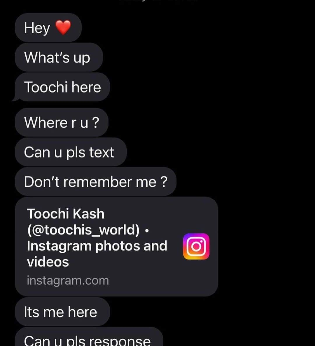 Italia Kashさんのインスタグラム写真 - (Italia KashInstagram)「If you get a email via text by me it’s fake they wrote anyone i follow or tag in my stories don’t fall for this i don’t write people from anything then my number Xo」2月25日 11時07分 - toochi_kash