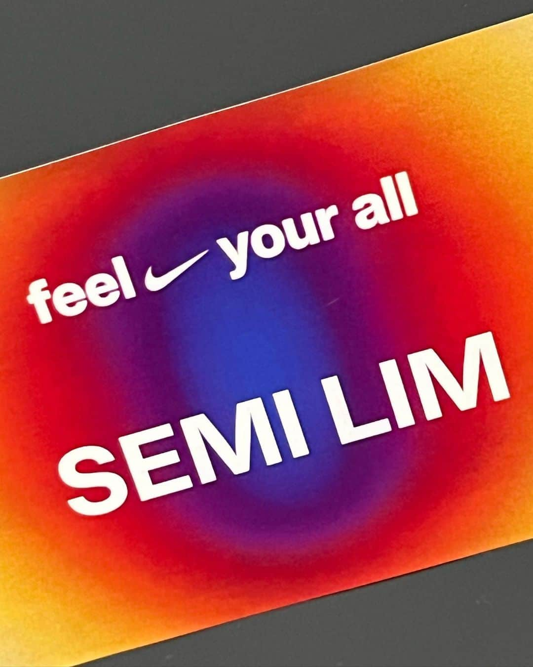 イム・セミさんのインスタグラム写真 - (イム・セミInstagram)「Feel ✔️your all @nikeseoul」2月25日 17時03分 - susemee