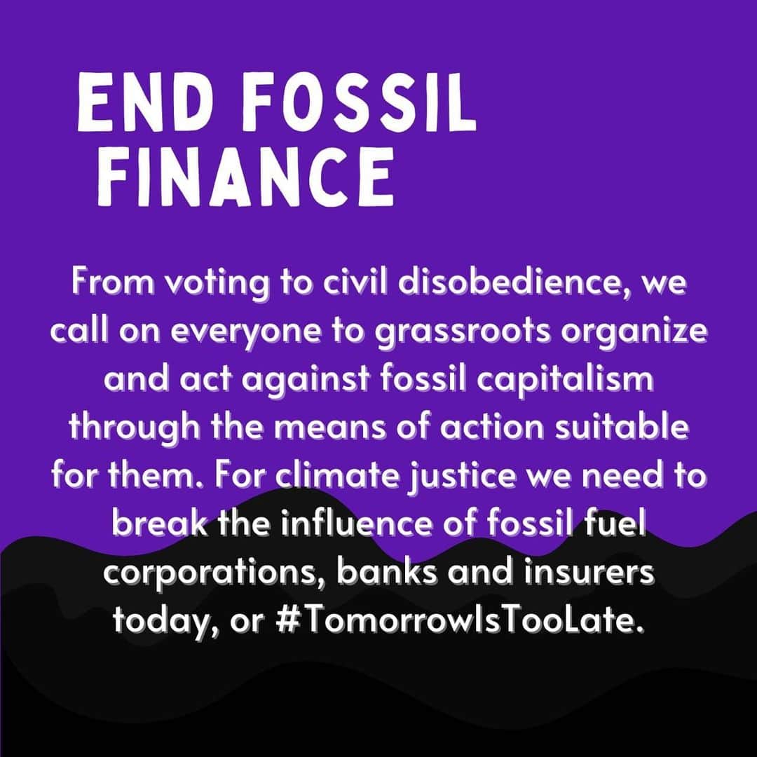 グレタ・トゥーンベリさんのインスタグラム写真 - (グレタ・トゥーンベリInstagram)「Join us on Friday for the next global climate strike! This Friday, the 3rd of March, we will once again take it to the streets - demanding an end to fossil finances. Swipe to read the narrative —> Find or register your local strike at the link in my bio!  #TomorrowIsTooLate」2月25日 17時04分 - gretathunberg