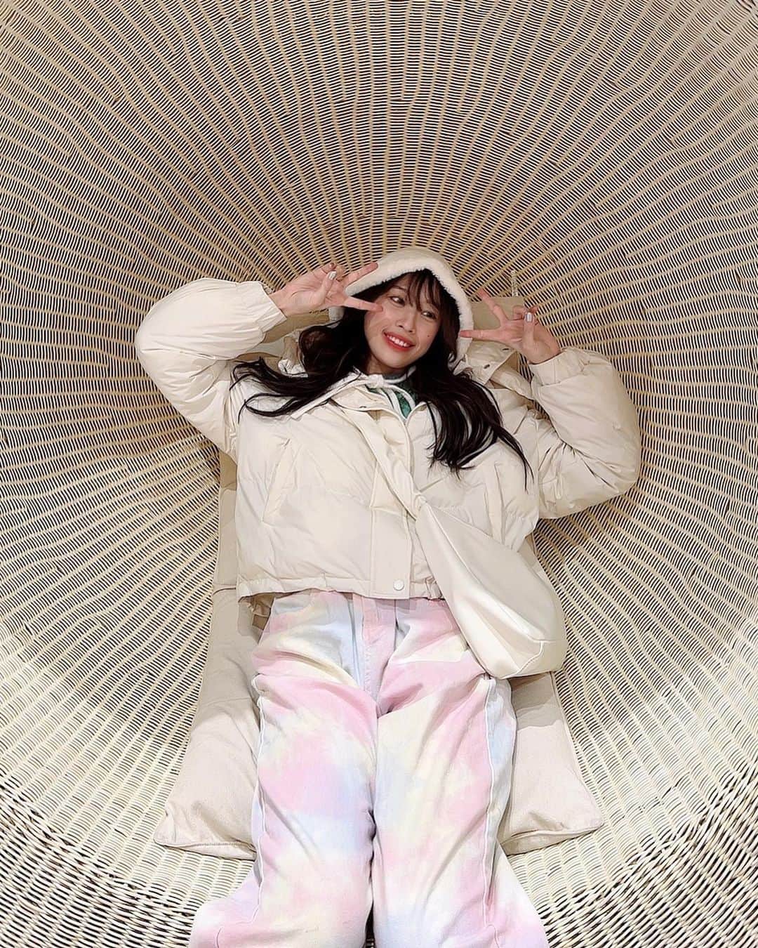 宮島小百合のインスタグラム：「ストイックとか言ってるけど 実はゆるゆる〜😆  #かかかぶぶぶききき #アイドル #歌舞伎町」