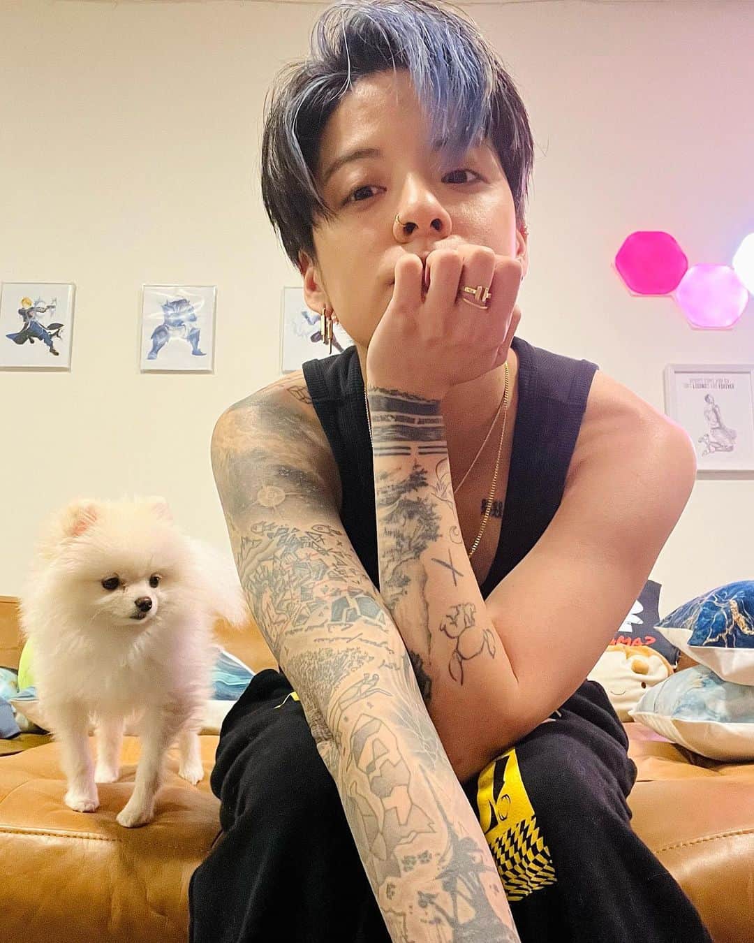 アンバー のインスタグラム：「i dont do early mornings but i have proof」