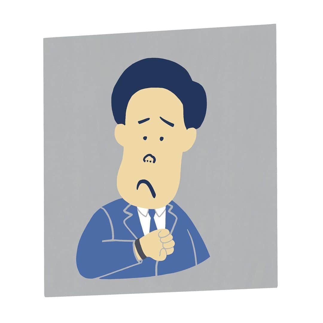 竹内一希さんのインスタグラム写真 - (竹内一希Instagram)「「間に合わない人」を描きました。 間に合わないって悔しいですよね。  #間に合わない  #絵 #イラスト #art #illust」2月25日 18時05分 - pitchertakeuchi