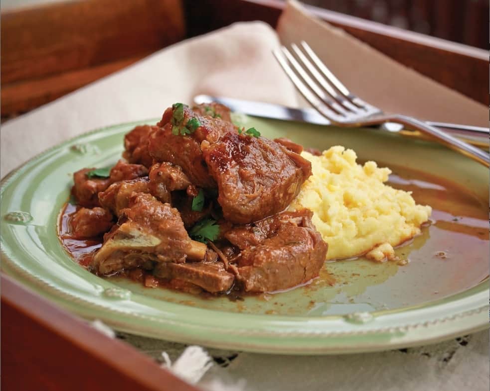 Food Republicのインスタグラム：「Veal Stew with Creamy Polenta. Get the recipe at our Link in Bio.」