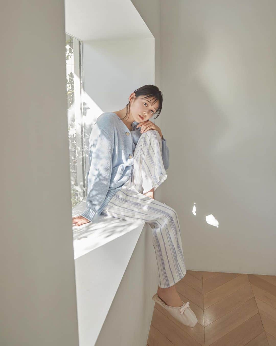久間田琳加のインスタグラム：「SNIDEL HOME🫧 おやすみなさい♡」