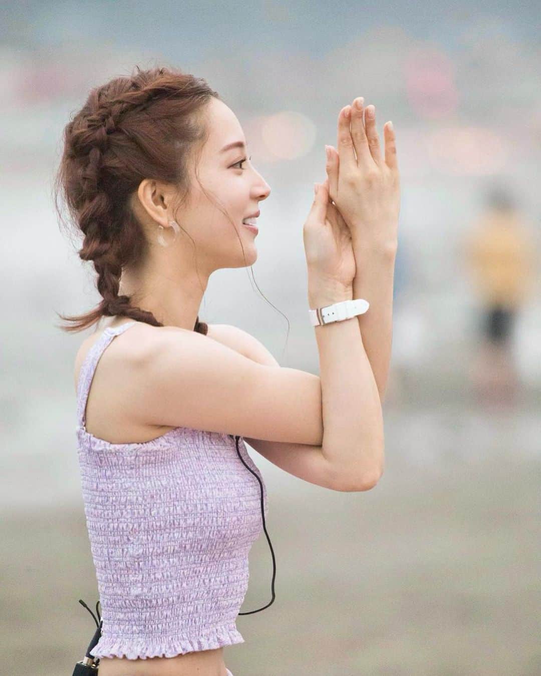 のインスタグラム：「3月4日、5日 大洗サンビーチで ヨガ講師をします🧘‍♀️✨🏖  ヨガ参加後にテントサウナでWで整う スペシャルイベント❗️  他にもたくさんのビーチスポーツが体験できます🙏  参加・体験無料だよ🫶 是非遊びにきてね〜！」