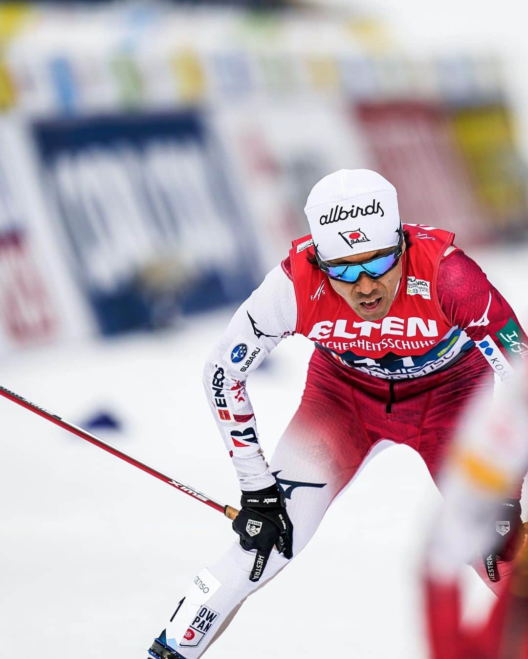 渡部暁斗のインスタグラム：「15th place NH individual🪫 #planica2023   📸 @nordicfocus   #fisnoco #planica #livetoski #BeWhoYouAre #allbirds #fischerski #swix #oakley #goldwin #poc #hestra #marwesports #アミノバイタル #ski #nordic #skijumping #crosscountry」