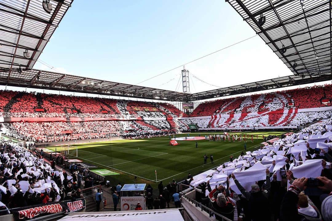 ティモ・ホルンのインスタグラム：「Wahnsinnige Choreo @fckoeln 🤩 #Gänsehaut」