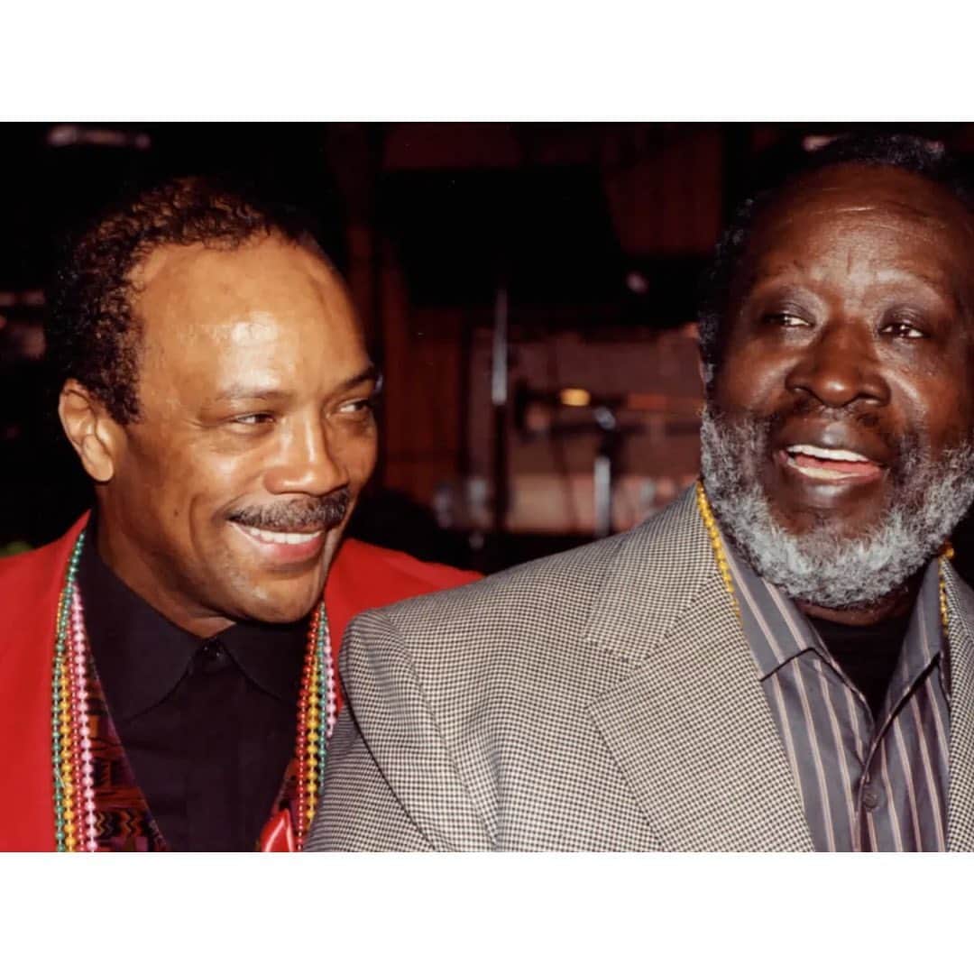 クインシー・ジョーンズのインスタグラム：「Happiest of all birthdays to my eternal brother #ClarenceAvant! From then, to now, to forever…my family you’ll be. Keep on keepin’ on & then some. Sending my love to U & all of my Avants < 3. 📸1: The Guardian 📸2: @surgos」