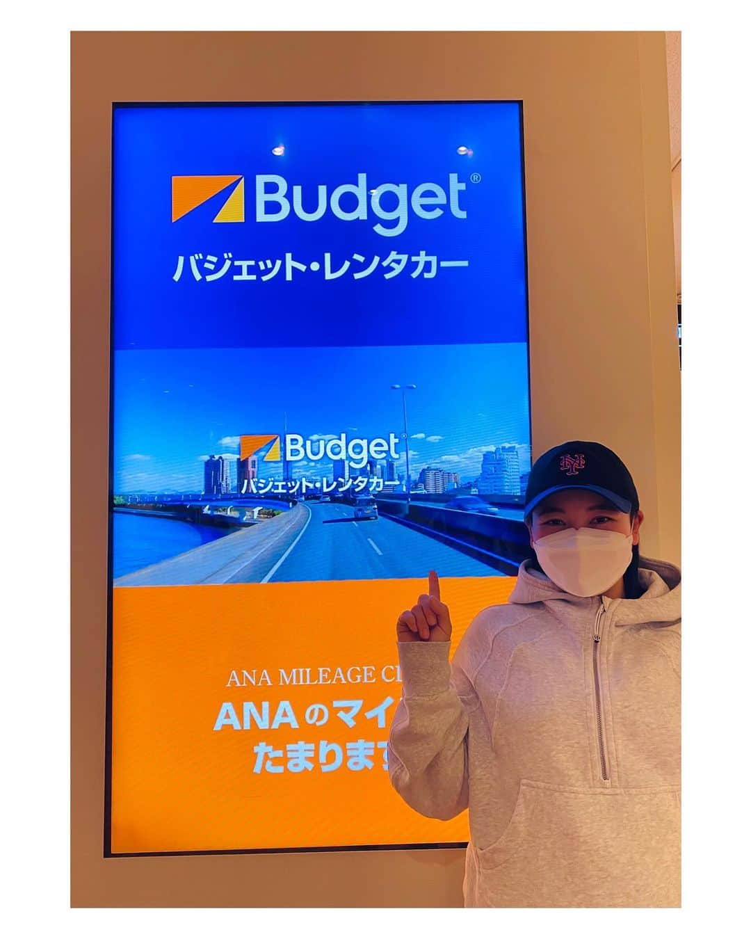 小祝さくらのインスタグラム：「今シーズンもバジェットレンタカーさんにサポートして頂いています🚙☺️ 開幕戦から早速お世話になっています❣️ #バジェットレンタカー」