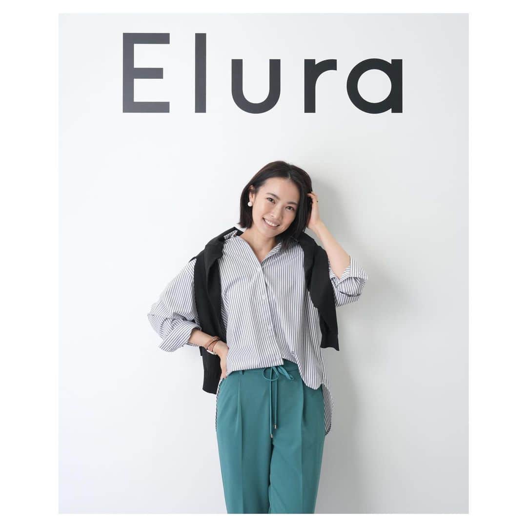 古川美有さんのインスタグラム写真 - (古川美有Instagram)「@elura_official の展示会へ🌼  新作を色々試着させてもらい、 写真も素敵に撮ってくれました！ ストライプシャツのシャツと、デニム風のスカートをオーダー◎ 機能性もかわいさも兼ね備えたアイテムが多くて、あいかわらず今季もステキでした👏 届くの楽しみ！ #Elura #エルーラ #Elura2023 #大人の悩みに効くコーデ #展示会」2月26日 19時15分 - miyukogawa