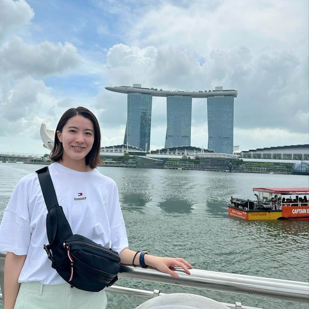 大橋悠依さんのインスタグラム写真 - (大橋悠依Instagram)「． in Singapore🇸🇬 4月の選考会に向けて合宿がんばってます！  #シンガポールといえば的な #マリーナベイサンズ  #マーライオン」2月26日 21時24分 - yui_ohashi_