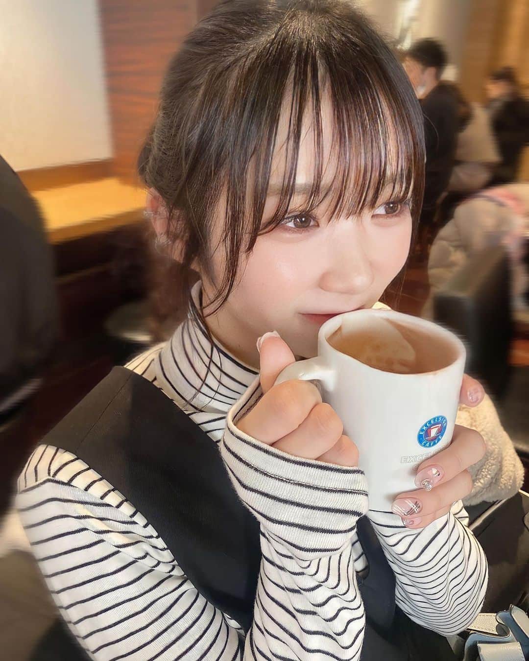 堂本千晴のインスタグラム：「一息つこ？☕️」