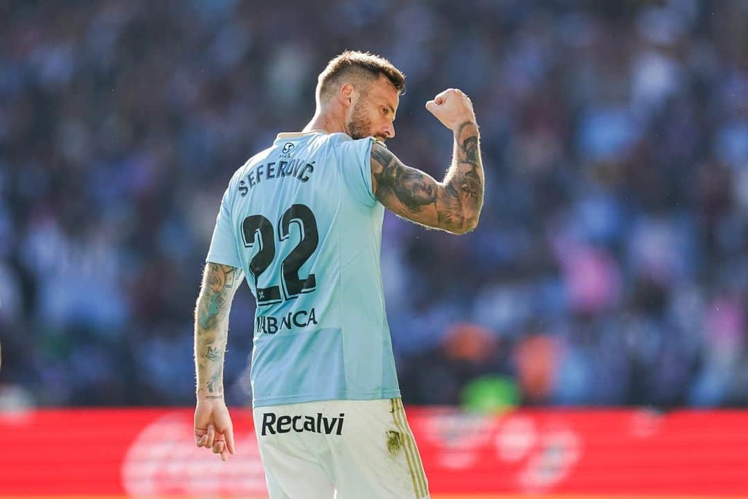 ハリス・セフェロヴィッチのインスタグラム：「+3 ⚽️ vamos por más @rccelta」