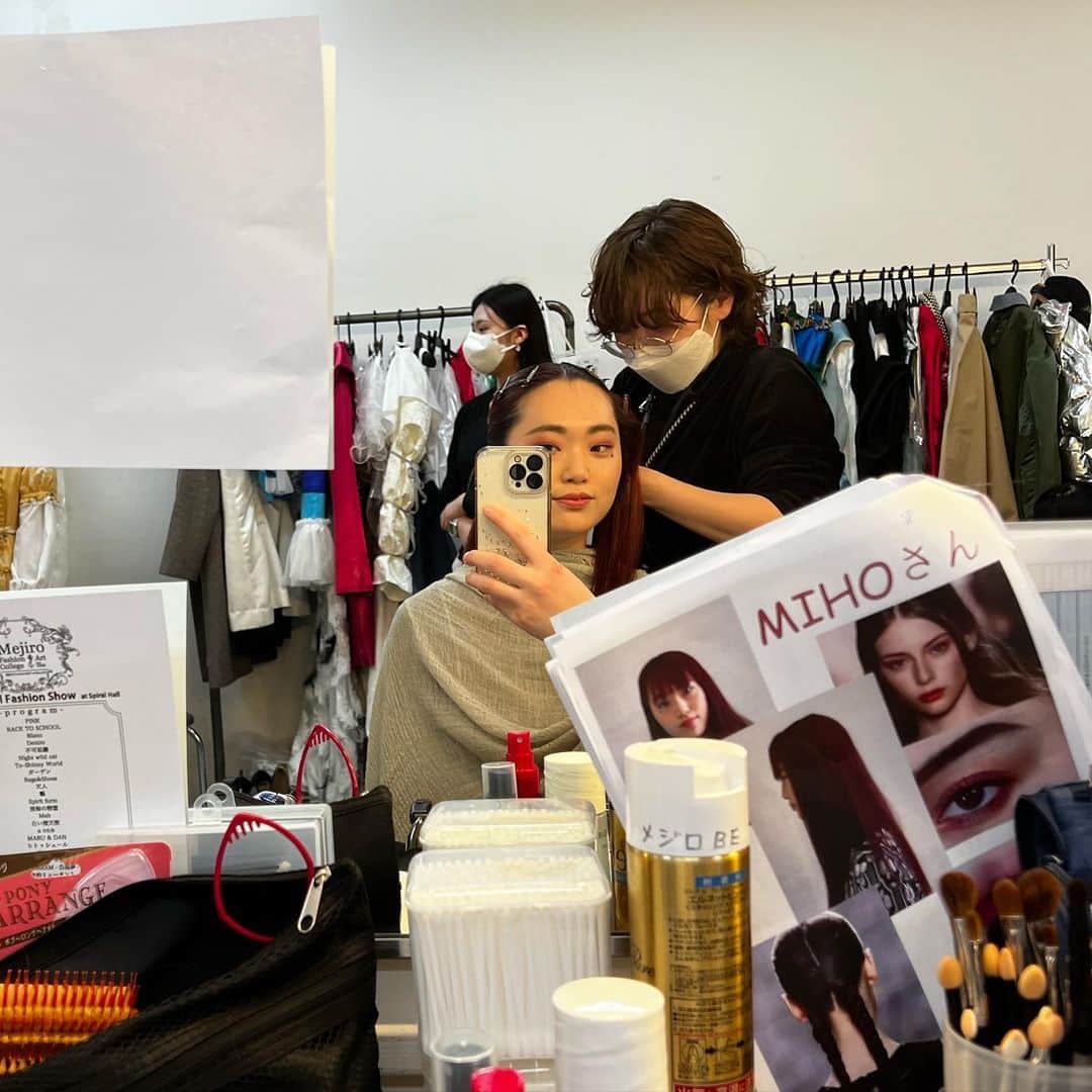 山岡美穂のインスタグラム：「💄💖😘」