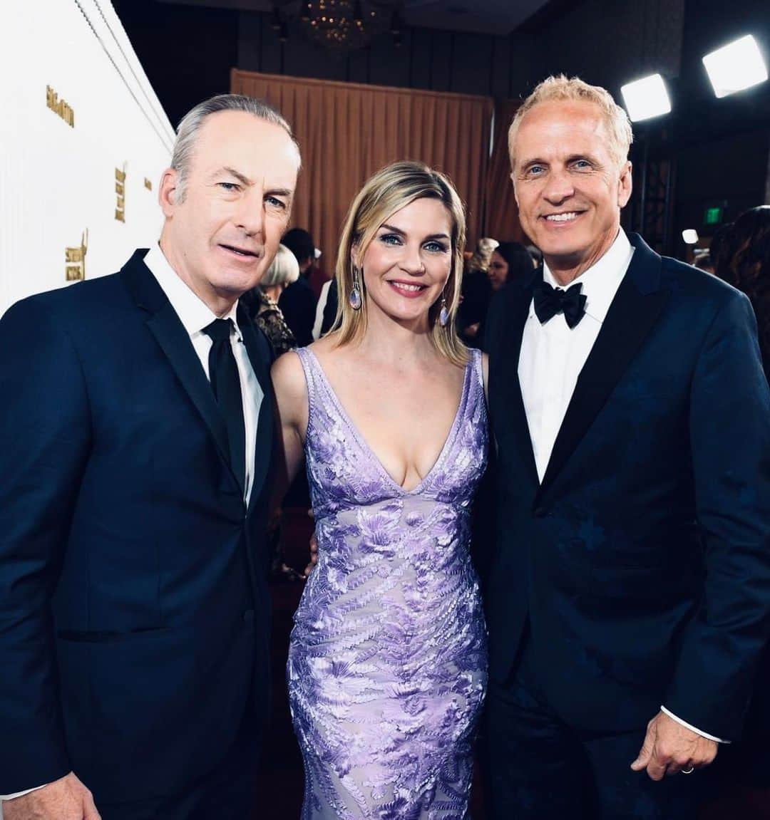 パトリック・ファビアンのインスタグラム：「#ShowbizFun with my @BetterCallSaul Besties… @sagawards 2023……love these people and love this #Union.  @sagaftrafound  @amc_tv @sptv  @rheaseehorn  @therealbobodenkirk @daltonyco #JonathanBanks」