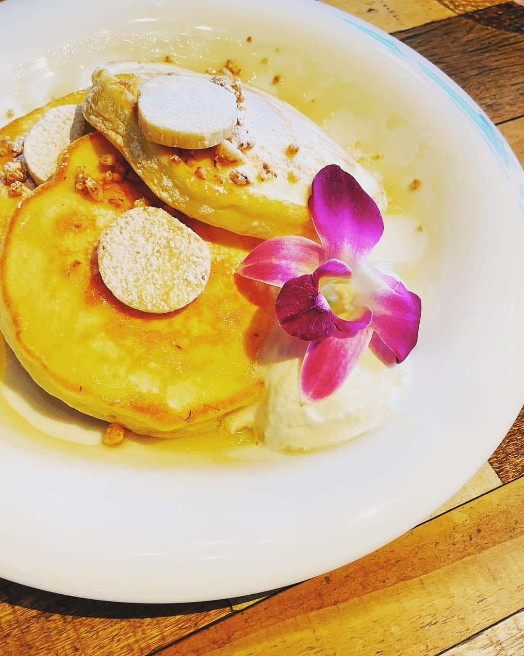 ヤマト（はやぶさ）さんのインスタグラム写真 - (ヤマト（はやぶさ）Instagram)「江の島近くのハワイアンカフェ。 可愛いパンケーキを食べました。  #はやぶさ #江の島 #江の島ルンバ #ここまで良い感じの写真なら #インスタグラマー」2月27日 16時48分 - hayabusa_y