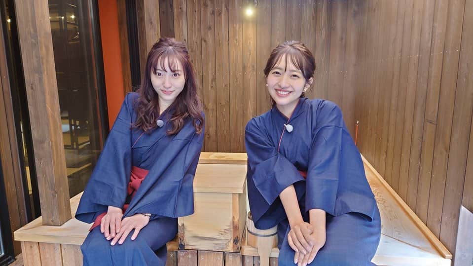 林佑香のインスタグラム：「先日の小田原&箱根ロケ♨️  まりのさんと、たくさん美味しいものを食べて、観光もして、とっても幸せな一日になりました〜☺️✨  また一緒に行きたいです🤍  #楽しすぎてずっと笑ってました☺️」