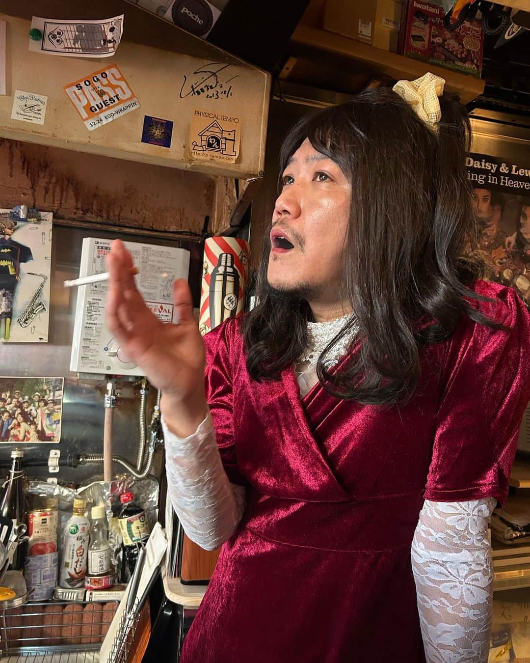 レキシのインスタグラム：「かずママ🍷」