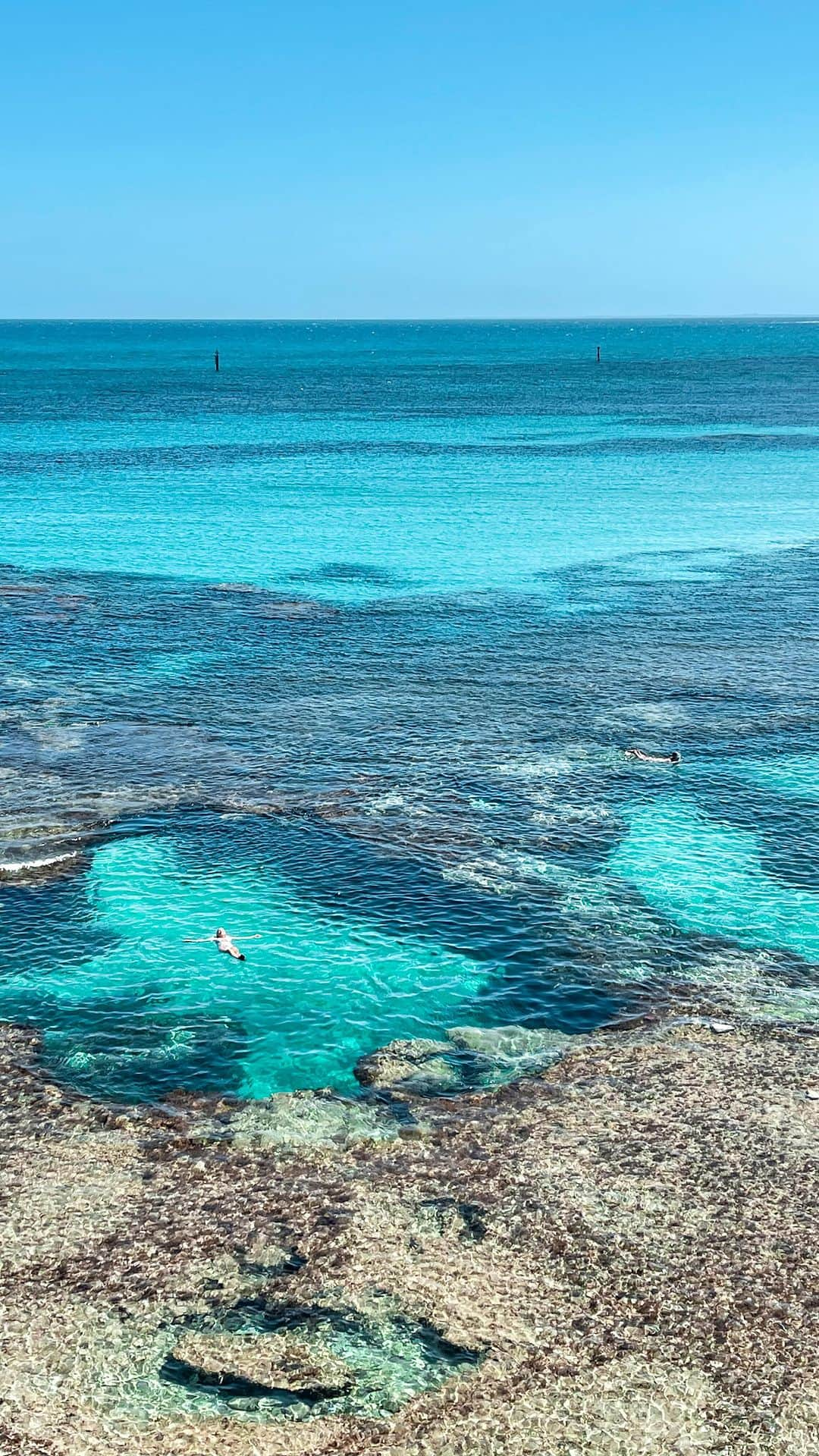 のインスタグラム：「Rottnest island is one of my favorite places for underwater adventures all year round 🧜‍♀️  The best snorkeling spots are -  📍 Little Salmon bay 📍 Parker Point 📍 Little Parakeet bay  Also check out Little Armstrong bay, Salmon bay, Henrietta rocks (shipwreck) and The Basin. At Little Salmon bay and Parker point make sure to follow the buoys that make it easy to find all these amazing spots 🪸   The underwater world is so healing for me. It draws me into the present and brings me so much peace. I’m so grateful for our pristine ocean waters and all the precious marine life we have the privilege of encountering 🐠   #snorkeling #wathedreamstate #rottnestisland #seeaustralia #comeandsaygday #seeperth #rotto #marinelife #octopus #stingray #crayfish #fishfriends #gopro #goproanz #goprohero9 #underwaterphotography #underwaterlife #mermaid #freediving #coral」