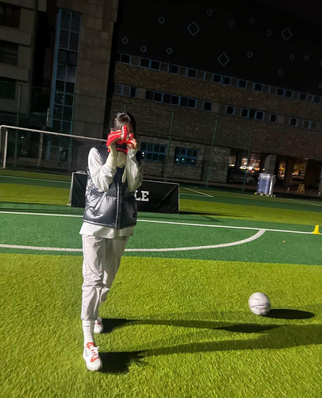 クォン・スジョンのインスタグラム：「넘넘 즐겁쟈나...  ⚽️⚽️⚽️⚽️⚽️ 🔥🔥🔥🔥」