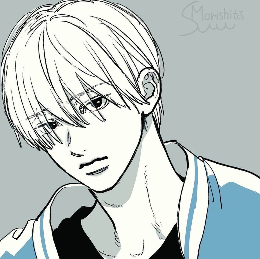 森下suuのインスタグラム：「#らくがき #ゆびさきと恋々 #逸臣」